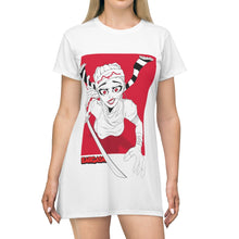 Load image into Gallery viewer, Women's All Over Print T-Shirt Dress